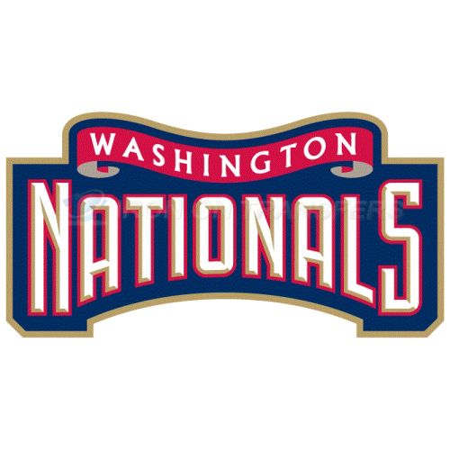 Washington Nationals Iron-on Stickers (Heat Transfers)NO.2008